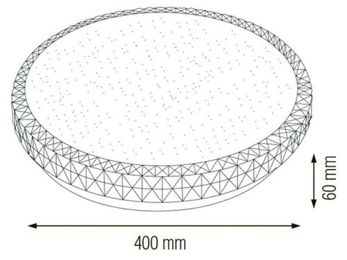 cumpără Corp de iluminat interior Horoz GHOST, 36W (027-003-0036) în Chișinău 