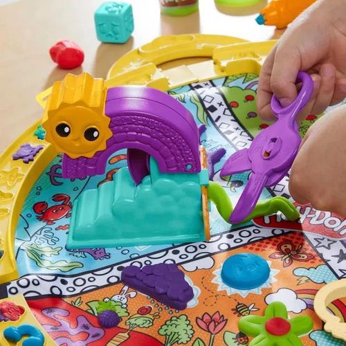 cumpără Set de creație Hasbro F9143 Play-Doh Набор Playset Fold N Go playmat în Chișinău 
