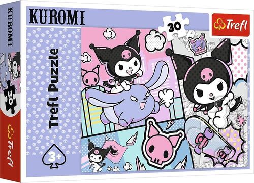 купить Головоломка Trefl 18325 Puzzles 30 Have fun with Kuromi Hello Kitty в Кишинёве 
