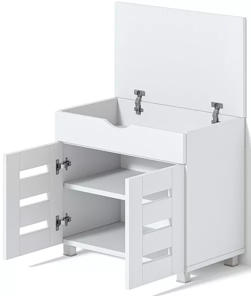 купить Полка для обуви Fabrik Home Модуль 12 (600x550x355) Белый ясень в Кишинёве 