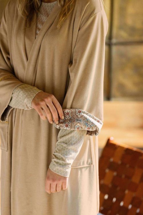 купить Домашний текстиль Pip Studio 51.510.861 Naomi Kimono Velvet Sand XL Sand в Кишинёве 