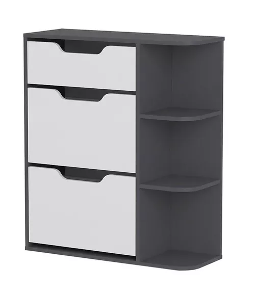 cumpără Raft pentru încălțăminte Bofigo Обувница 18-35-81 Anthracite/White în Chișinău 