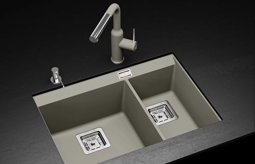 cumpără Sifon pentru chiuvetă bucătărie Helika-AquaSanita AQ-008H Stainless Steel + Plastic în Chișinău 