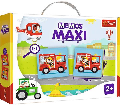 cumpără Joc educativ de masă Trefl 02267 Game - Memos Maxi Vehicles în Chișinău 