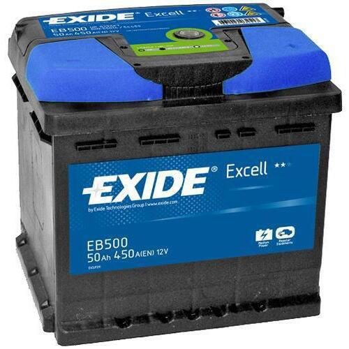 купить Автомобильный аккумулятор Exide EXCELL 12V 50Ah 450EN 207x175x190 -/+ (EB500) в Кишинёве 