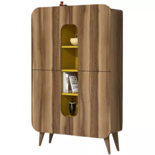 купить Комод Trendy My-Walnut, желтый 93x144x31 см, многофункциональный (GTR006623) в Кишинёве 