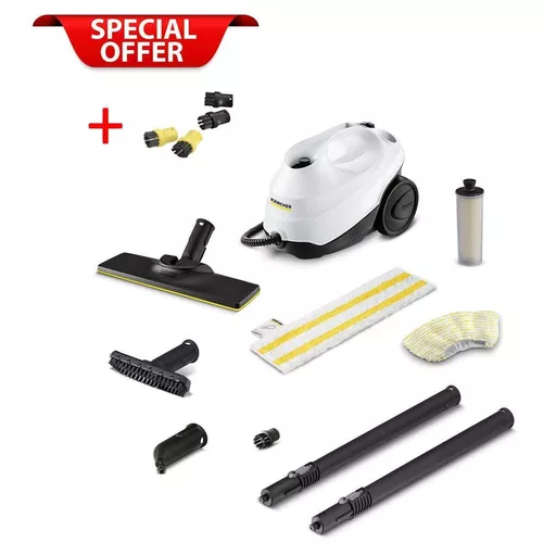 cumpără Aparat de curățat cu aburi Karcher SC 3 EasyFix White (1.513-650.0) + Perii în Chișinău 