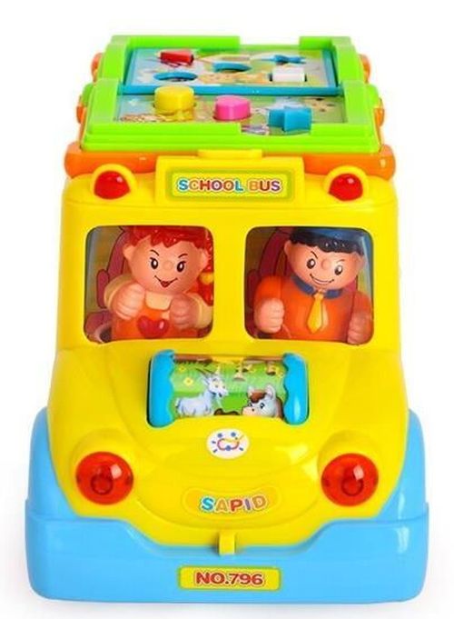 cumpără Puzzle Hola Toys R41A /25 (79664) autobuz scolar pe baterii (796)(12K)(G2) în Chișinău 