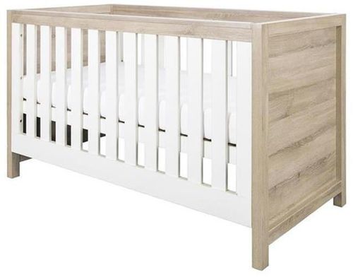 купить Кроватка Tutti Bambini 211037/1135 3 in 1 Modena White & Oak в Кишинёве 