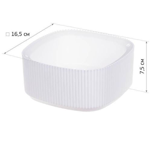 купить Цветочный горшок Idea М3249 кашпо Стрип 165x165мм 0,9л в Кишинёве 