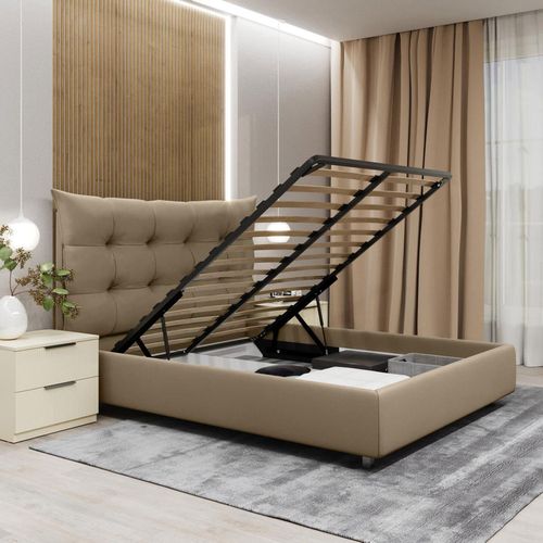 купить Кровать Bayro Rafinato 1600x2000 c подъёмным механизмом ткань категория I в Кишинёве 