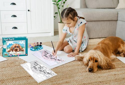 купить Картина по номерам As Kids 1038-41012 Cățeluș в Кишинёве 