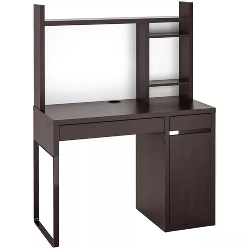 cumpără Masă de birou Ikea Micke 105x50 Black/Brown комп în Chișinău 