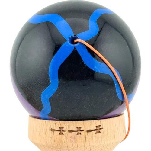 купить Активная игра Essa 163832 Kendama Flippy X Original, 7х6х18cm, negru-mov cu linii в Кишинёве 