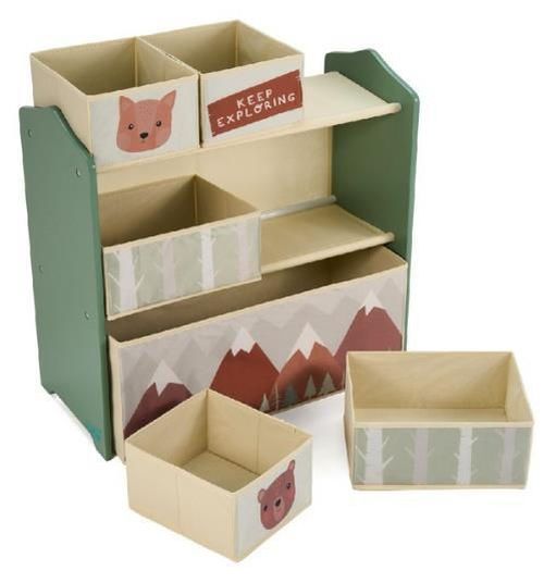 купить Короб для хранения U-Grow UGMDU07-GNF Dulap de depozitare pentru jucării Green Forest в Кишинёве 
