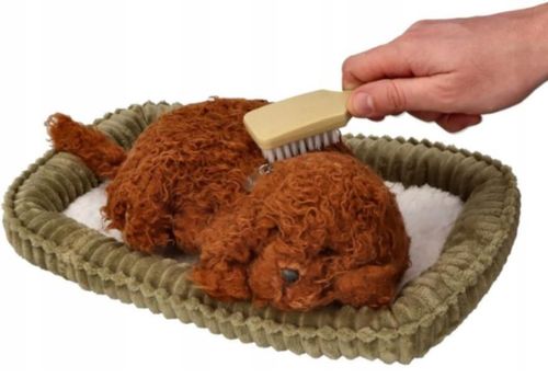 купить Мягкая игрушка Perfect Petzzz 91-40 Cățeluș Toy Pudel cu imitație de respirație в Кишинёве 