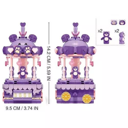cumpără Set de construcție Sluban P8027 Carusel, 3 modele, de la 250 pînă la 272 elem. în Chișinău 