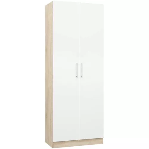 купить Шкаф Mobildor-Lux Стеллаж Practik (80x40x210H см) Sonoma/белый в Кишинёве 