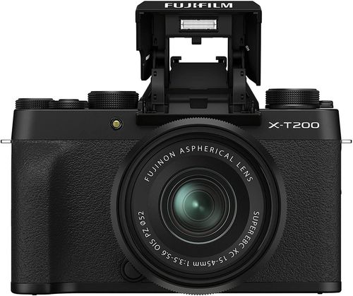 cumpără Aparat foto mirrorless FujiFilm X-T200 Black XC15-45mmF3.5-5.6 OIS PZ Kit în Chișinău 