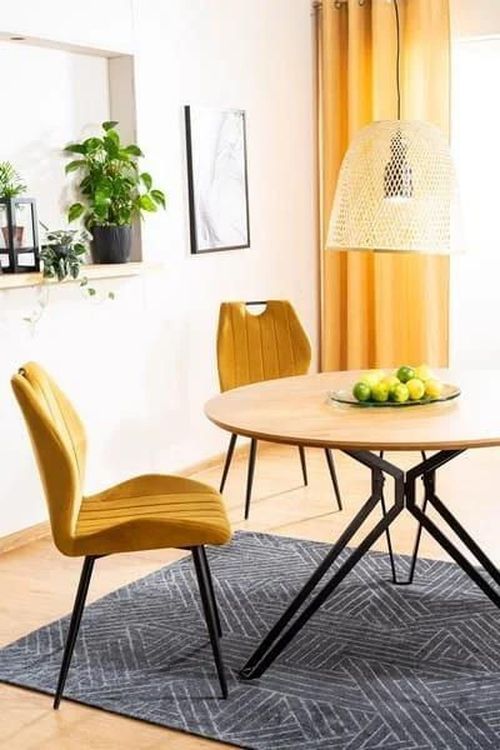 купить Стул Signal Arco velvet curry bluvel 68/ met. czar в Кишинёве 