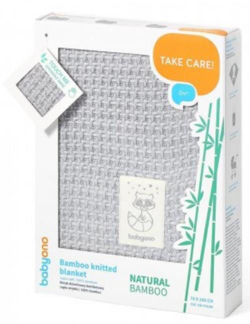 cumpără Set de perne si plapume BabyOno 0479/04 Patura din bambus gri în Chișinău 