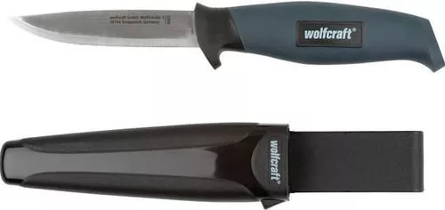 купить Нож походный Wolfcraft 4085000 Cuțit outdoor cu lama neteda si teaca в Кишинёве 