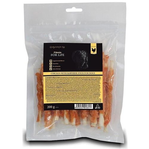 cumpără Hrană pentru animale de companie Fitmin For Life treat for dogs chicken with rawhide stick 200g în Chișinău 