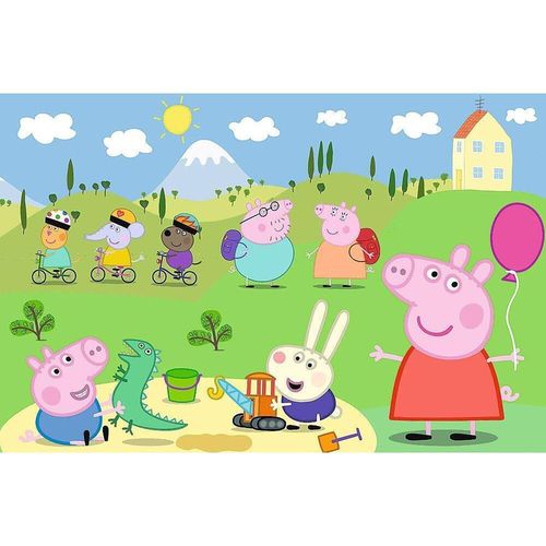 купить Головоломка Trefl 14334 Puzzle 15 Maxi Lumea fericita a lui Peppa в Кишинёве 