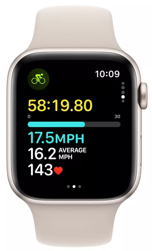купить Смарт часы Apple Watch Series SE2 GPS 44mm Starlight - S/M MRE43 в Кишинёве 