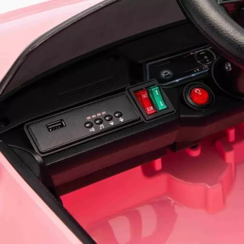 cumpără Mașină electrică pentru copii Kids car 8070740-2R_Pink Audi e-tron, 12V4.5AH, scaune din piele în Chișinău 