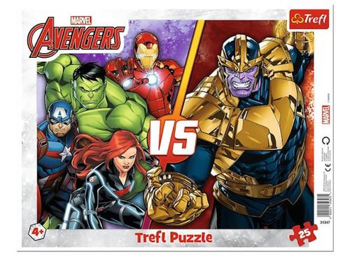 купить Головоломка Trefl 31427 Puzzles 25 Frame - The invincible Avenger's team, Disney Marvel The Avengers в Кишинёве 