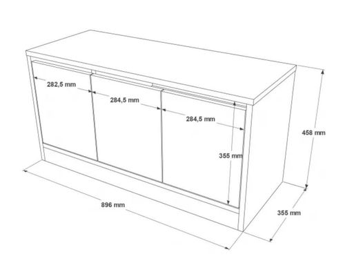 cumpără Raft pentru încălțăminte Trendy MR2-KE 89x45x35cm în Chișinău 