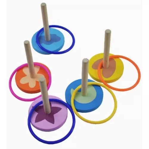 купить Активная игра Promstore 55143 Игра «Бросание колец»: 5 колец + 5 палочек в Кишинёве 