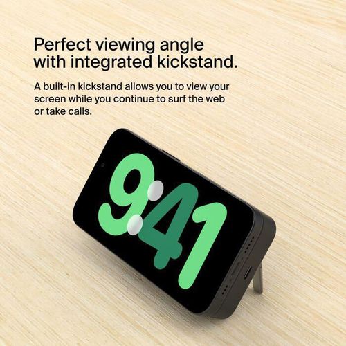 cumpără Acumulator extern USB (Powerbank) Belkin BPD008BTBK 10k Qi2 MagSafe Compatible Powerbank with kickstand, Black în Chișinău 