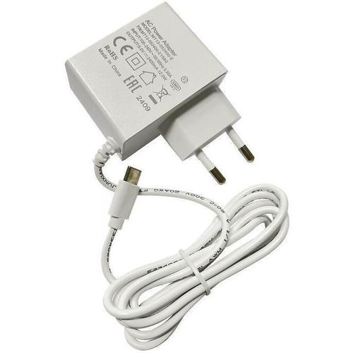 купить Адаптер электрический MikroTik MT13-052400-E15BG, 5V 2.4A 12W USB power supply for hAP ax lite, Type C (EU) plug в Кишинёве 