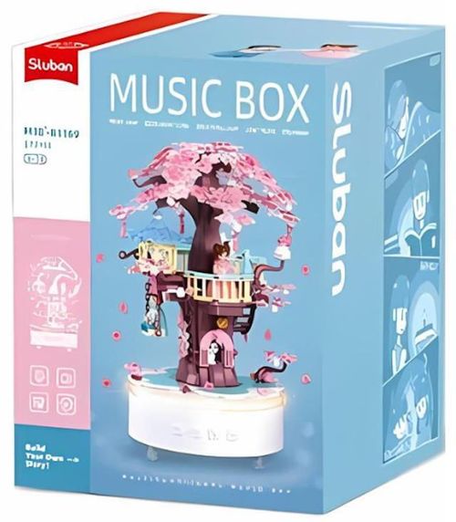 cumpără Set de construcție Sluban B1169 Căsuță pe copac, cu muzică și lumini (577 elem.) în Chișinău 