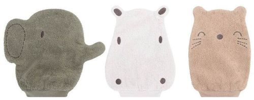 купить Аксессуар для купания Premaman PBRIRR-VEM-UNQ Set 3 manusi de baie Animals в Кишинёве 