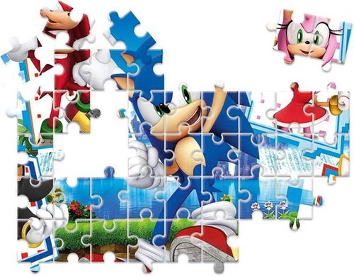 купить Головоломка Clementoni Puzzle 4in1 Sonic Edukit (18318) в Кишинёве 