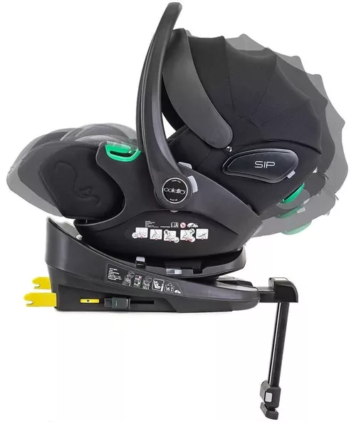 cumpără Scaun auto Coletto Scoica auto 0-13kg (i-Size 40-84cm) Isofix Zoom Black + baza 360 în Chișinău 