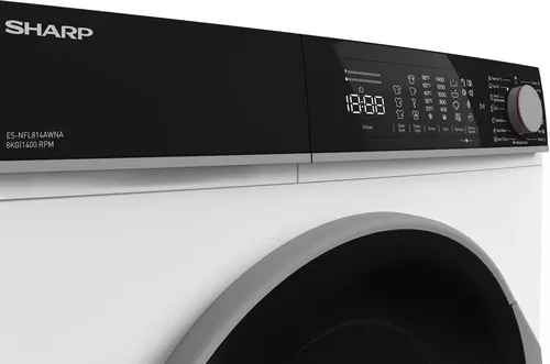 cumpără Mașină de spălat frontală Sharp ESNFL814AWNAEE în Chișinău 