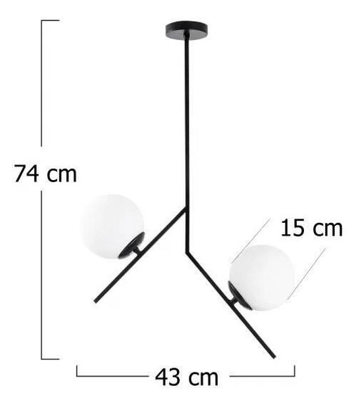 купить Люстра Trendy Dolunay-144-AV, 43x74x15cm в Кишинёве 