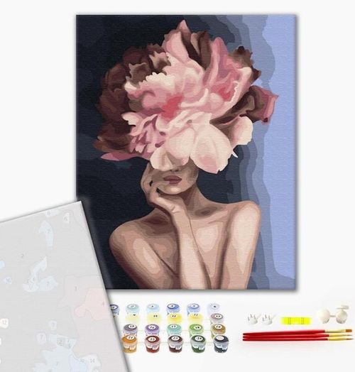 cumpără Tablou pe numere BrushMe PGX34806FC 40x50 сm (fără cutie) Floare grațioasă în Chișinău 