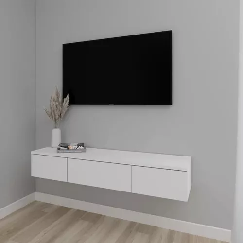 купить Тумба напольная для TV Smartex (16555) Т10 100 TV-Навесная Alb в Кишинёве 