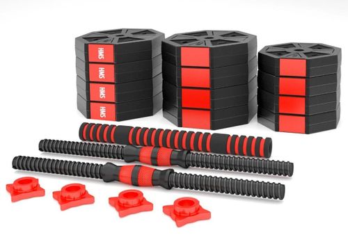 купить Гантель HMS 5568 Set gantere si bare 30kg SGC30 (17-57-031) в Кишинёве 
