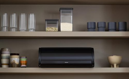 купить Хлебница Brabantia 23 67 61 Roll Top Matt Black в Кишинёве 