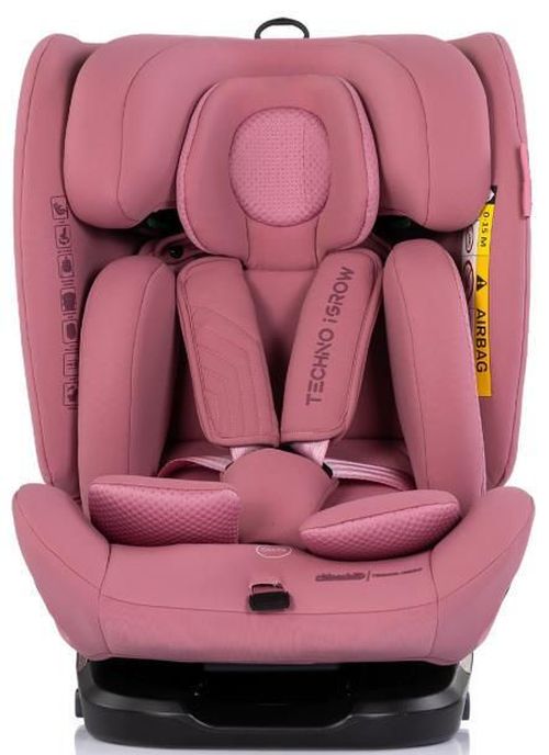 cumpără Scaun auto Chipolino STKTHG02605PP I-Size 40-150cm Isofix 360 Techno iGrow powder pink în Chișinău 