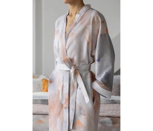 cumpără Halat Moooi 327921 Silk Bombis Kimono M/L Pearl în Chișinău 