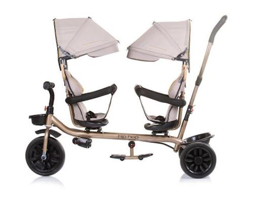 cumpără Bicicletă-cărucior Chipolino TRKHH0233SA Hip Hop sand трицикл для двойни în Chișinău 