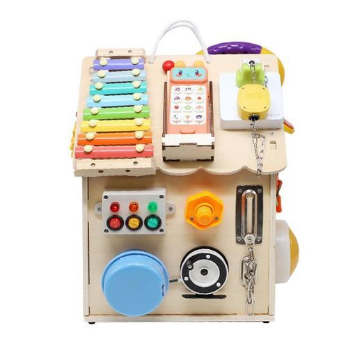 купить Развивающая доска New World SY-004 Busyboard Casa Colorată, 61671 в Кишинёве 