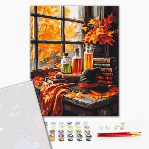 купить Картина по номерам BrushMe BS54182FC 30x40cm (fără cutie) Atmosfera de Halloween в Кишинёве 